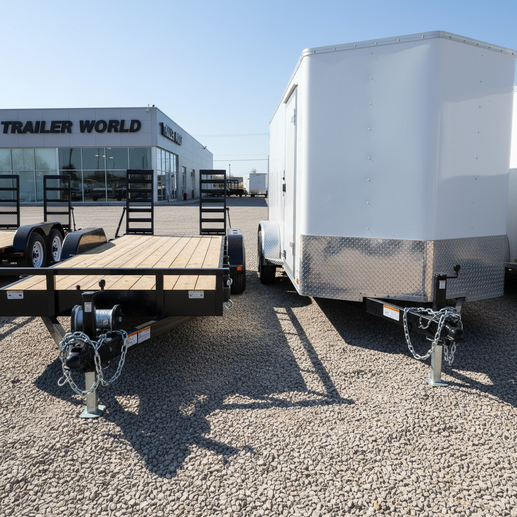 Trailers for sale at Quick Trip Pawn